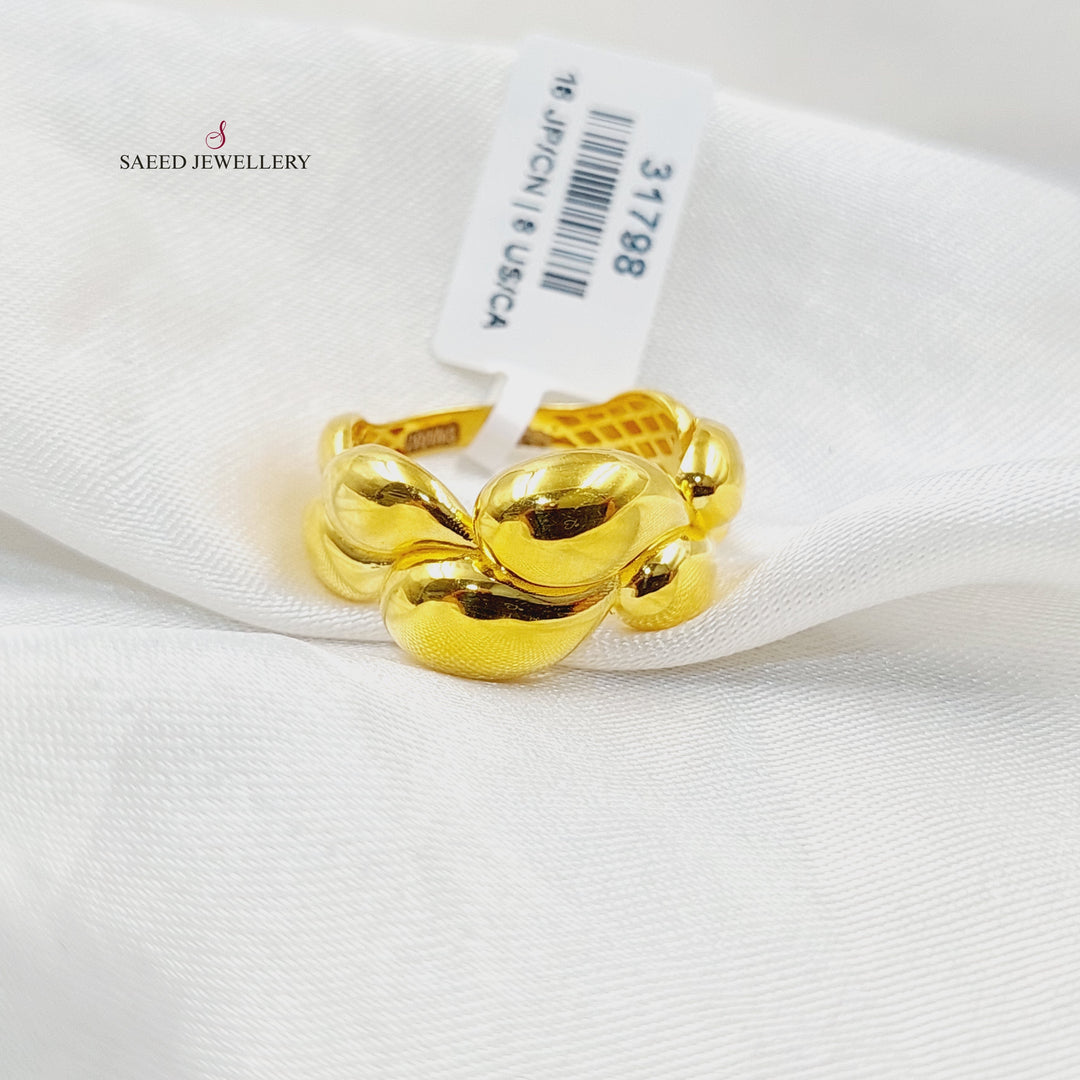 21K Gold Deluxe Turkish Ring by Saeed Jewelry - Image 1