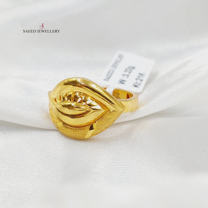 21K Gold Eye Ring by Saeed Jewelry - Image 6