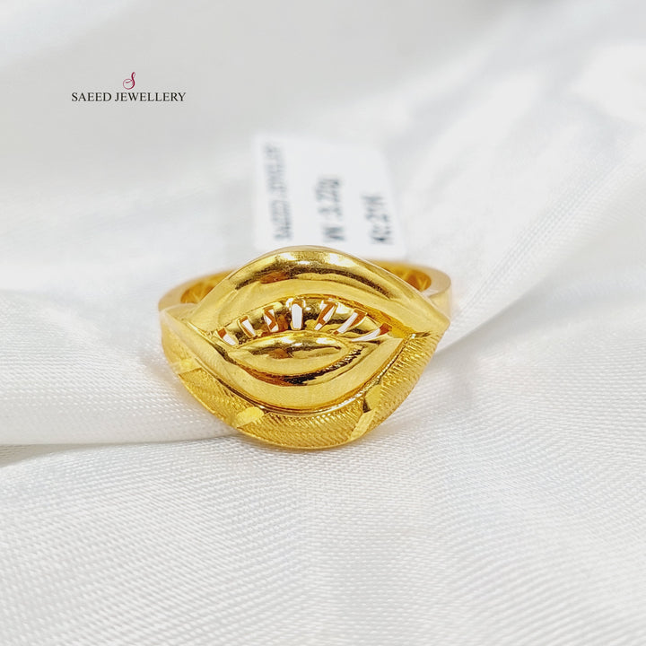 21K Gold Eye Ring by Saeed Jewelry - Image 7