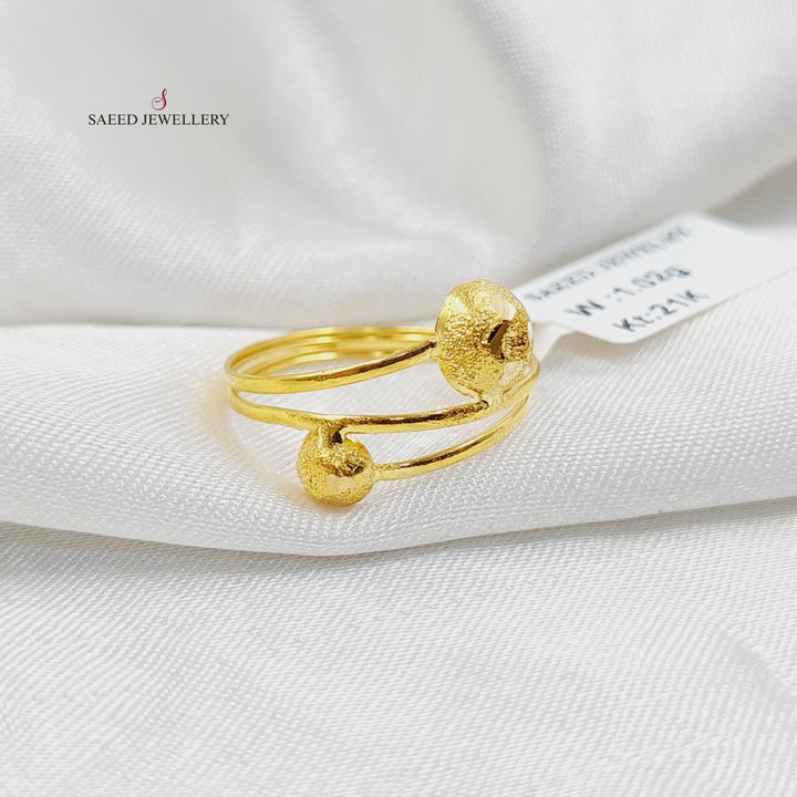 21K Gold Light Ring by Saeed Jewelry - Image 3