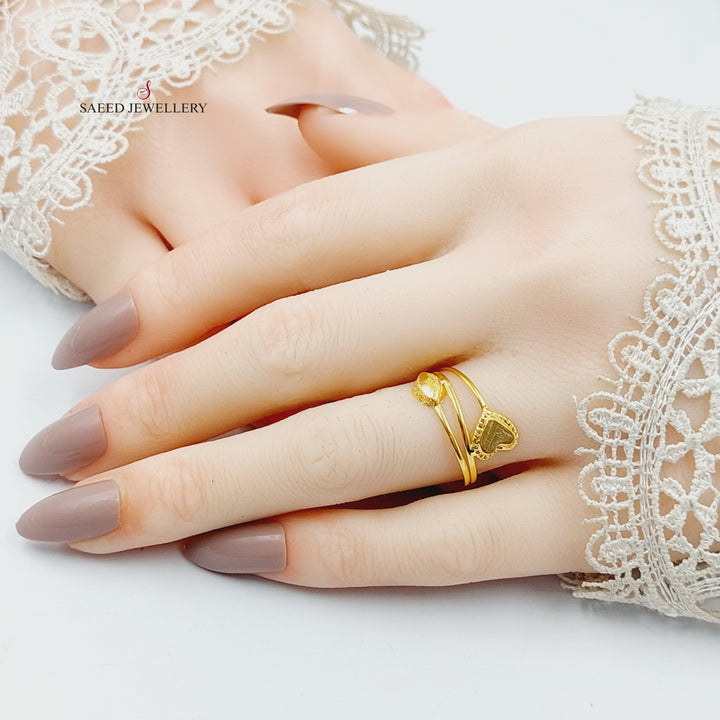 21K Gold Light Ring by Saeed Jewelry - Image 4