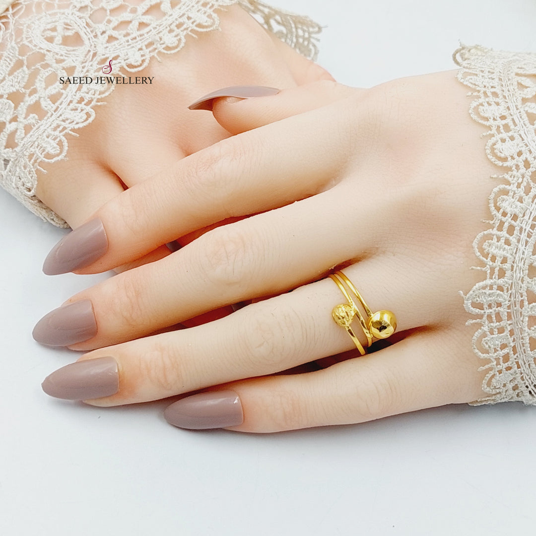 21K Gold Light Ring by Saeed Jewelry - Image 4