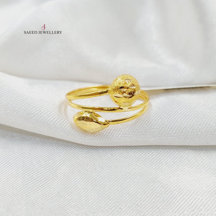 21K Gold Light Ring by Saeed Jewelry - Image 1