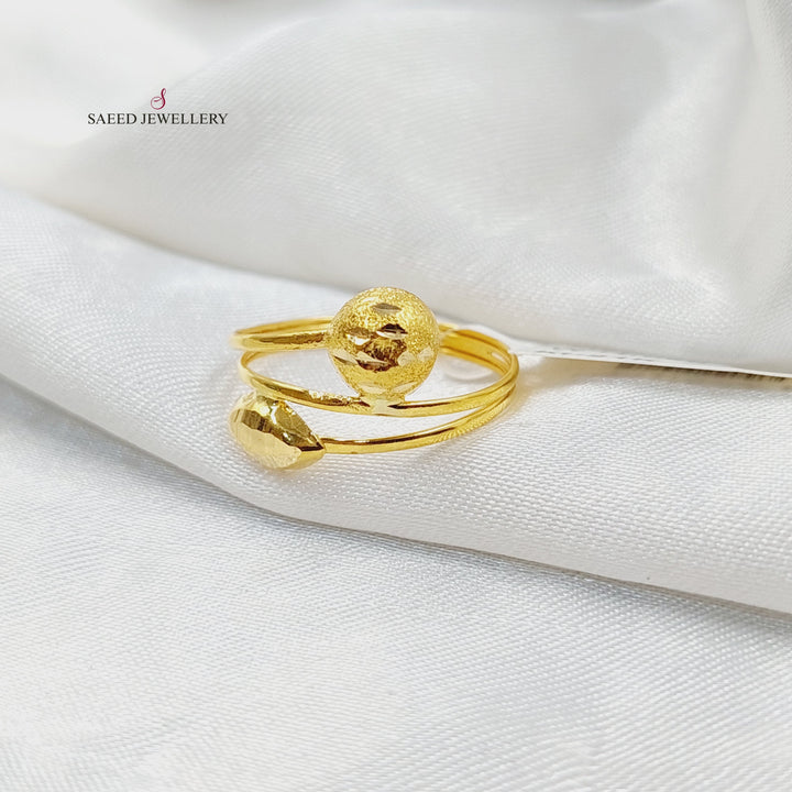 21K Gold Light Ring by Saeed Jewelry - Image 2