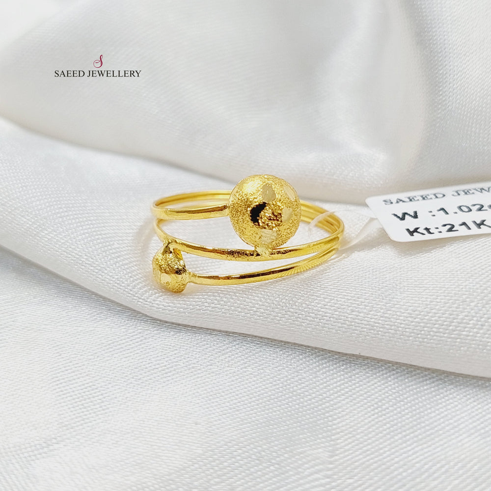 21K Gold Light Ring by Saeed Jewelry - Image 2