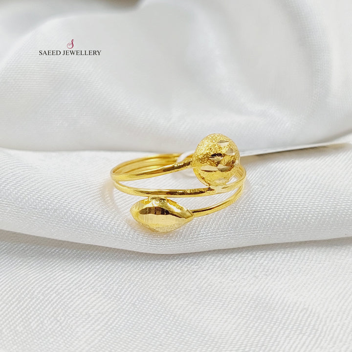 21K Gold Light Ring by Saeed Jewelry - Image 3