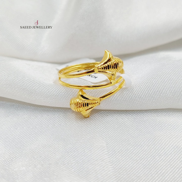 21K Gold Light Ring by Saeed Jewelry - Image 2