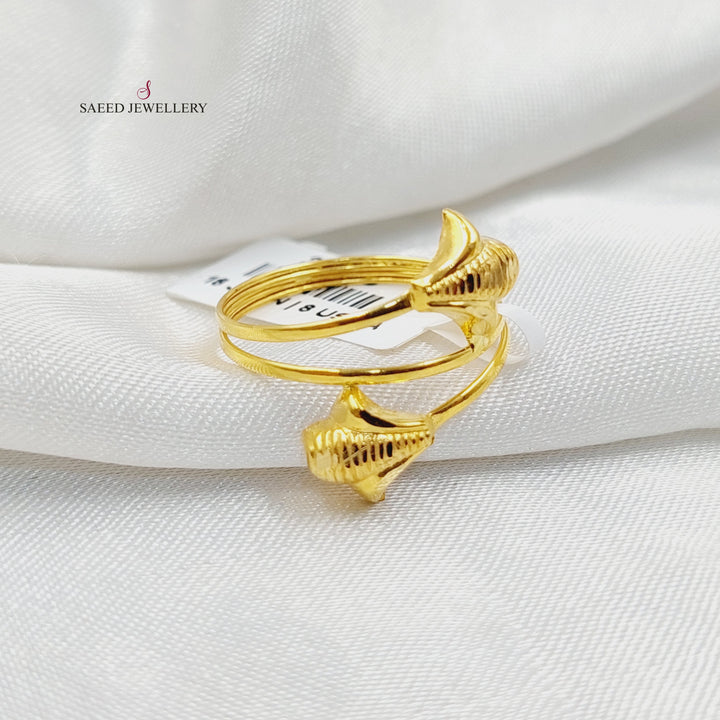 21K Gold Light Ring by Saeed Jewelry - Image 1