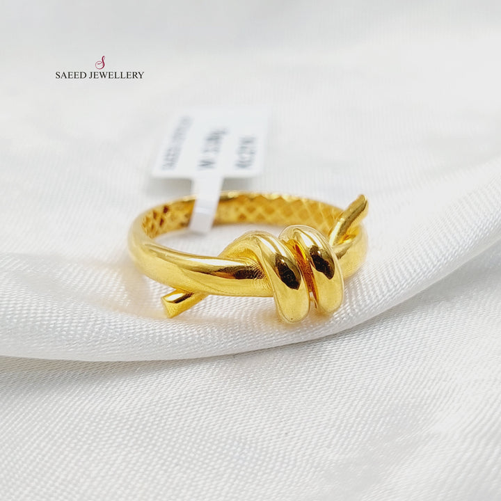 21K Gold Nail Ring by Saeed Jewelry - Image 1