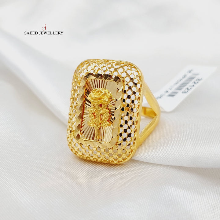 21K Gold Ounce Ring by Saeed Jewelry - Image 1