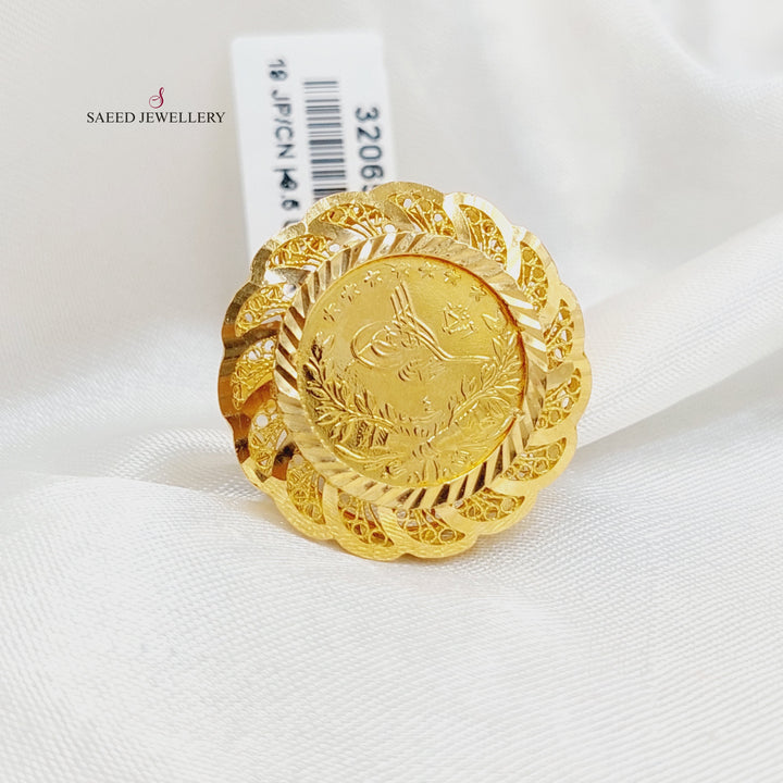 21K Gold Rashadi Ring by Saeed Jewelry - Image 3