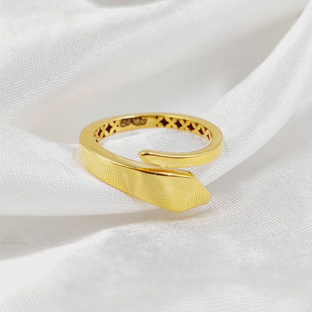 21K Gold Snake Ring by Saeed Jewelry - Image 1