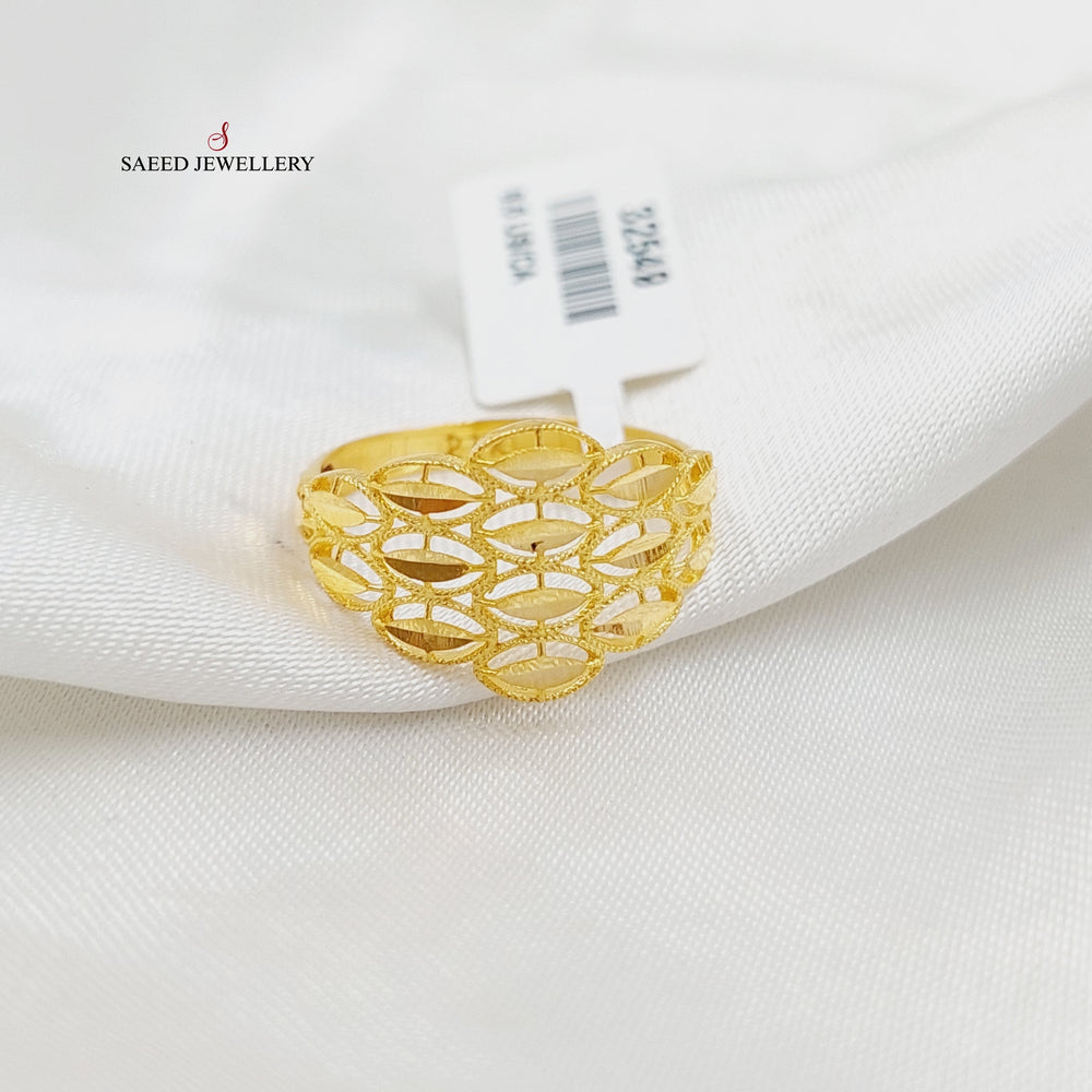 21K Gold Spike Ring by Saeed Jewelry - Image 2