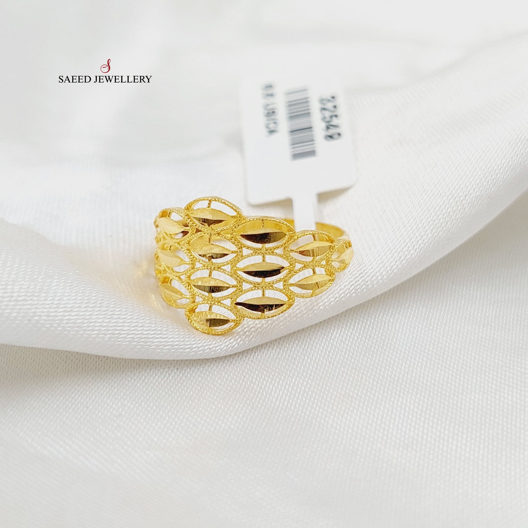 21K Gold Spike Ring by Saeed Jewelry - Image 3