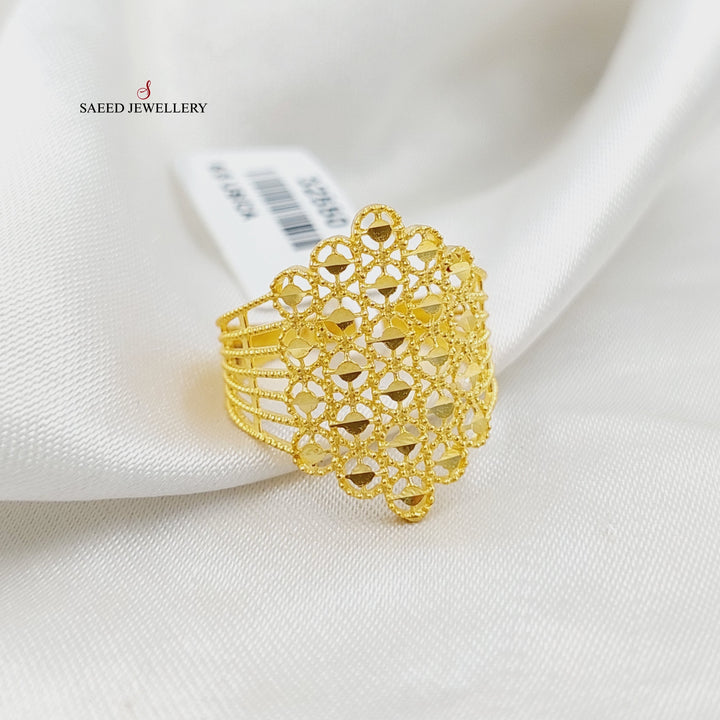 21K Gold Spike Ring by Saeed Jewelry - Image 3