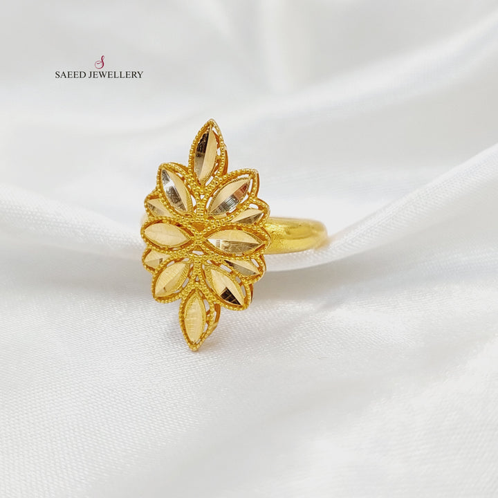 21K Gold Spike Ring by Saeed Jewelry - Image 1