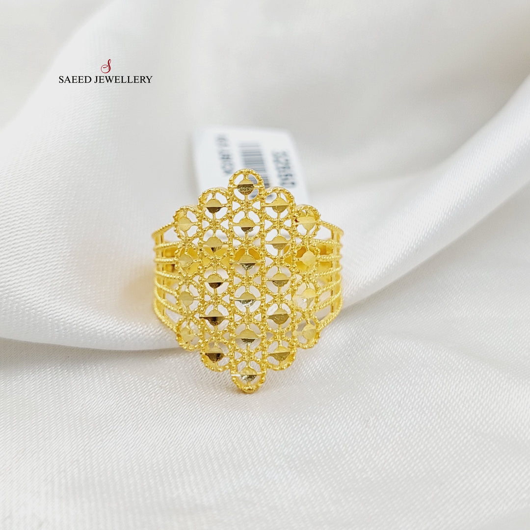 21K Gold Spike Ring by Saeed Jewelry - Image 1