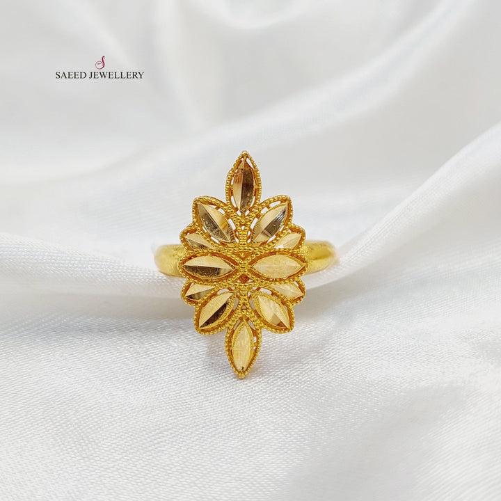 21K Gold Spike Ring by Saeed Jewelry - Image 3