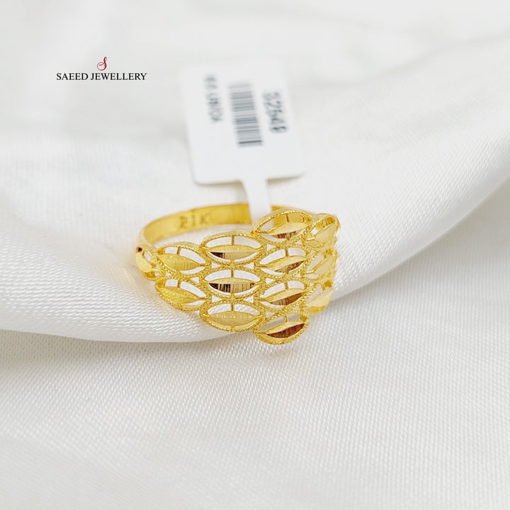 21K Gold Spike Ring by Saeed Jewelry - Image 1