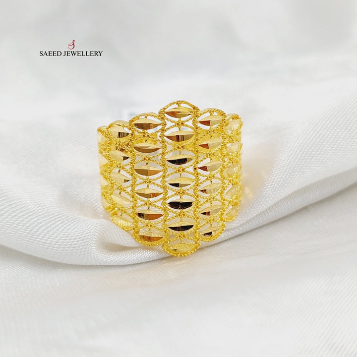 21K Gold Spike Ring by Saeed Jewelry - Image 2