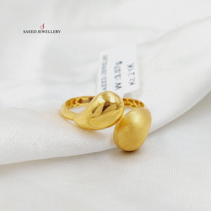 21K Gold Tears Ring by Saeed Jewelry - Image 2