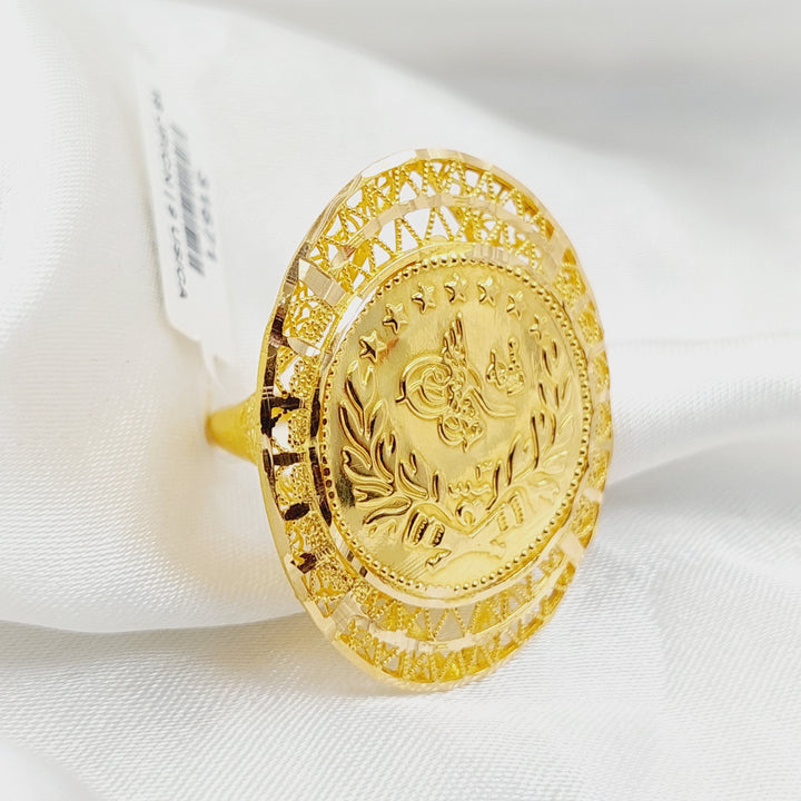 21K Gold Rashadi Ring by Saeed Jewelry - Image 2