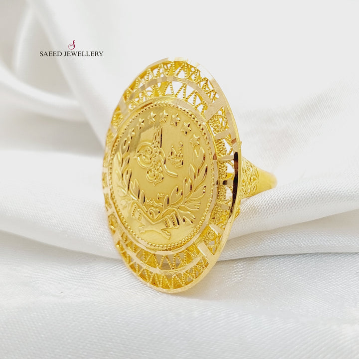 21K Gold Rashadi Ring by Saeed Jewelry - Image 1