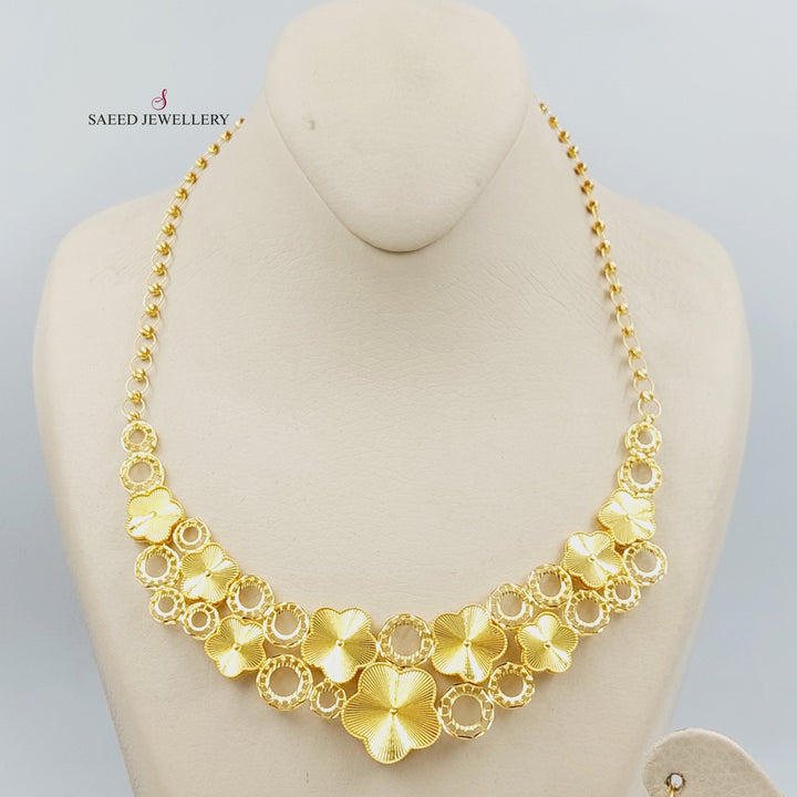 21K Gold Clover Set by Saeed Jewelry - Image 5