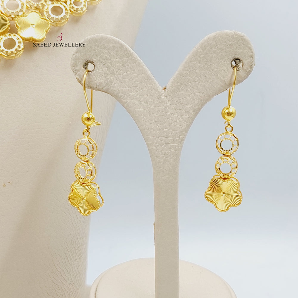 21K Gold Clover Set by Saeed Jewelry - Image 2