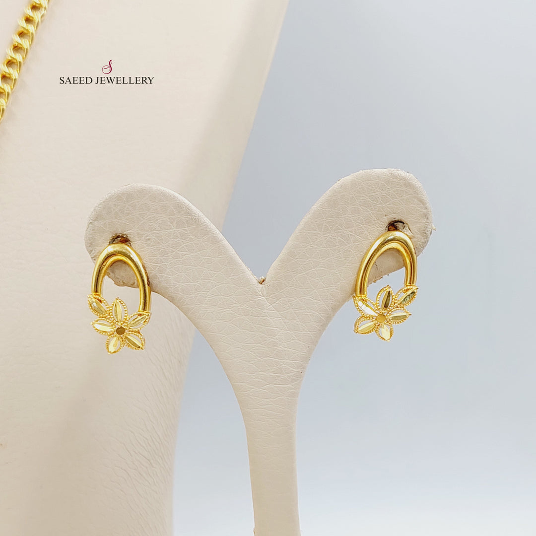 21K Gold Leaf Set by Saeed Jewelry - Image 3