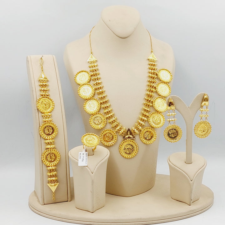 21K Gold Deluxe Rashadi Set by Saeed Jewelry - Image 5