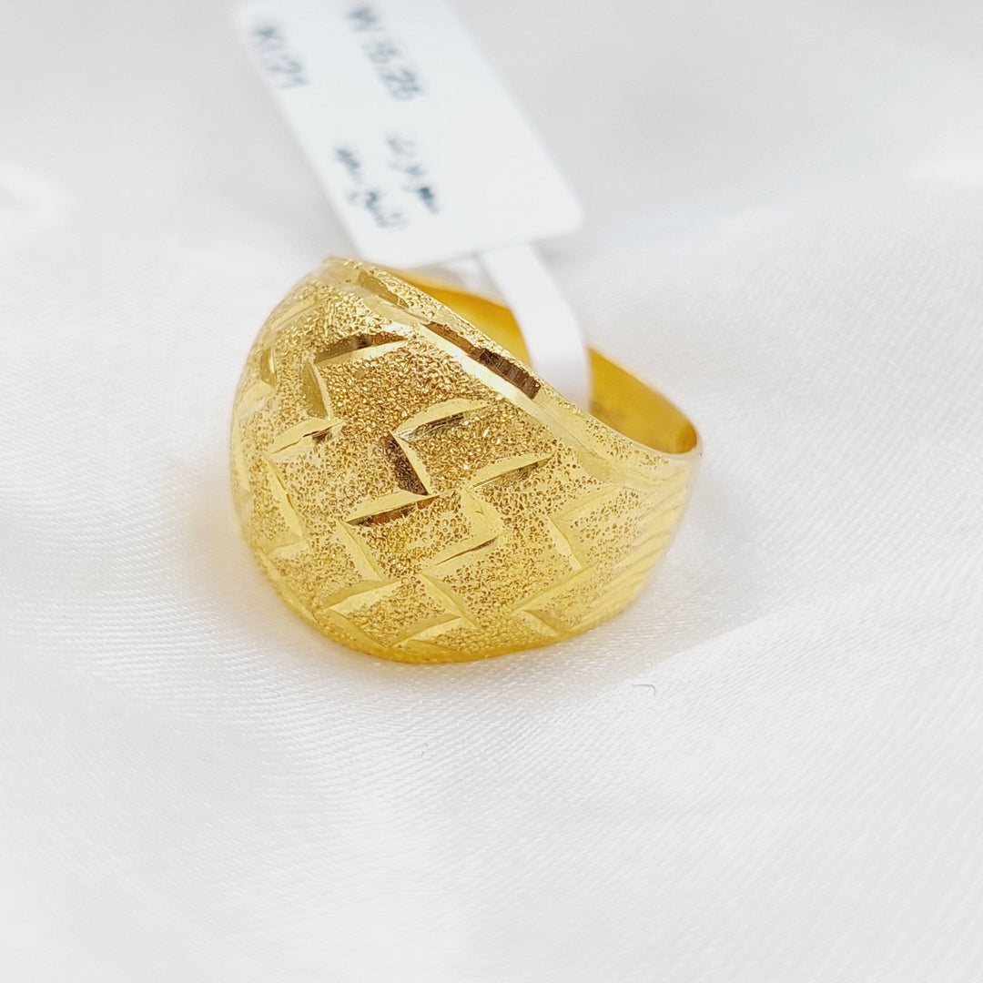 21K Gold Fancy Ring by Saeed Jewelry - Image 6