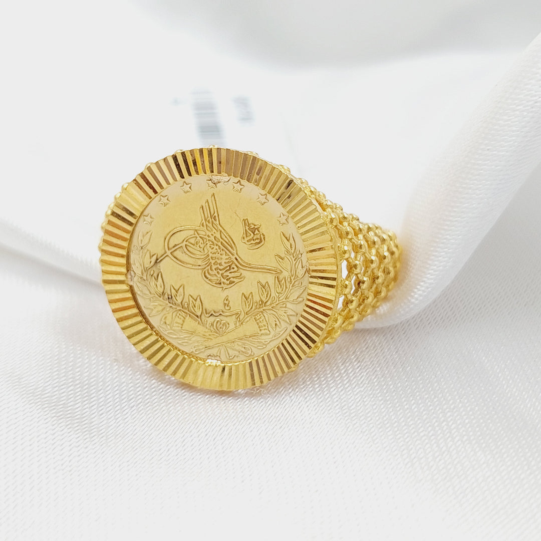 21K Gold Rashadi Ring by Saeed Jewelry - Image 21