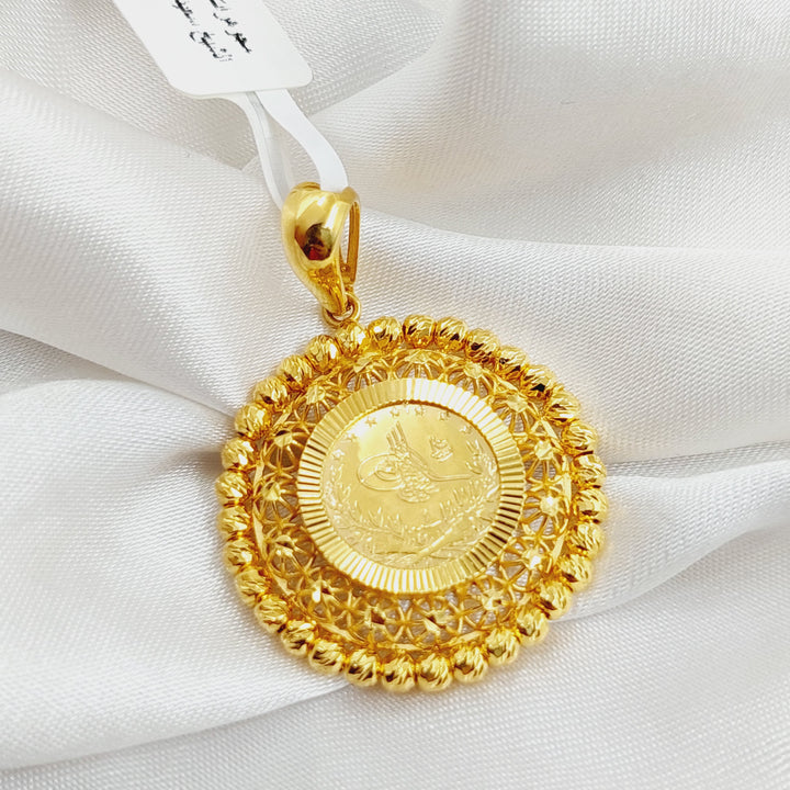 21K Gold Rashadi Pendant by Saeed Jewelry - Image 12