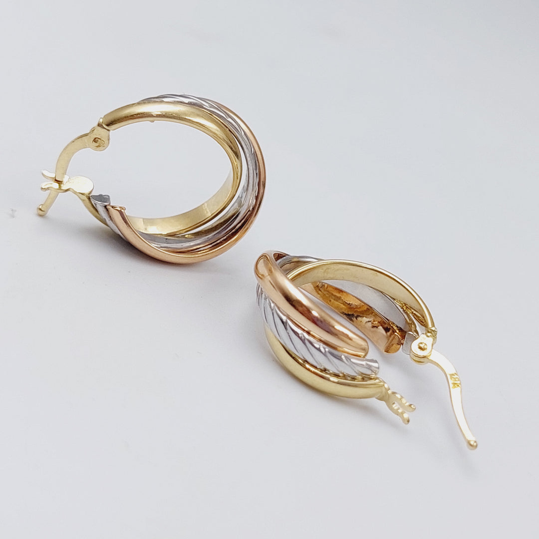 18K Gold Hoop Earrings by Saeed Jewelry - Image 7