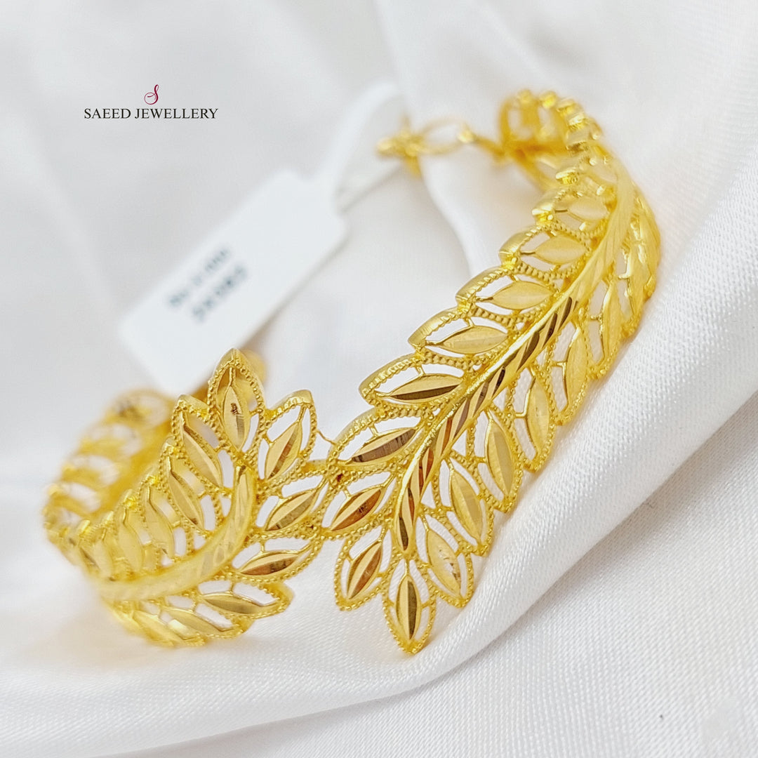 21K Gold Spike Bracelet by Saeed Jewelry - Image 14