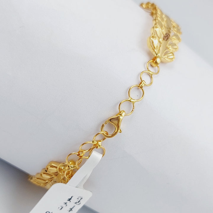 21K Gold Emirati Bracelet by Saeed Jewelry - Image 8