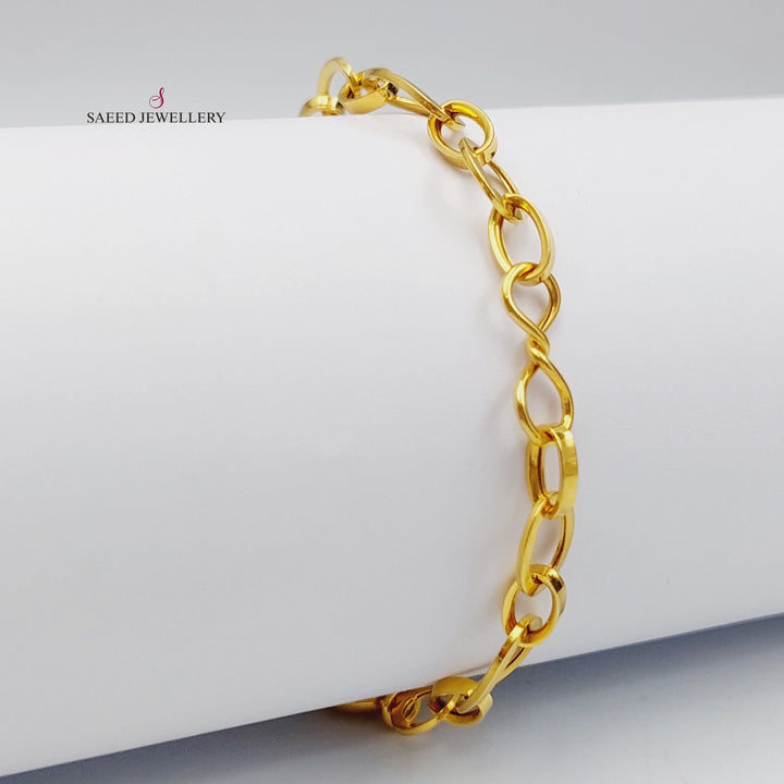 21K Gold Fancy Bracelet by Saeed Jewelry - Image 7