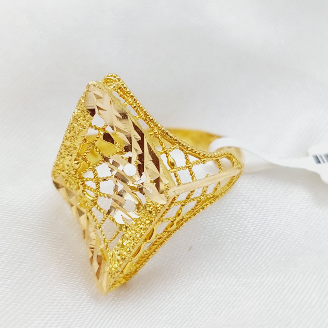 21K Gold Fancy Ring by Saeed Jewelry - Image 5