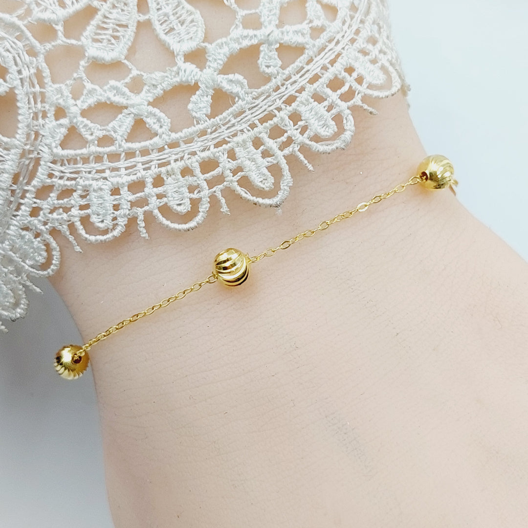 18K Gold Balls Bracelet by Saeed Jewelry - Image 5