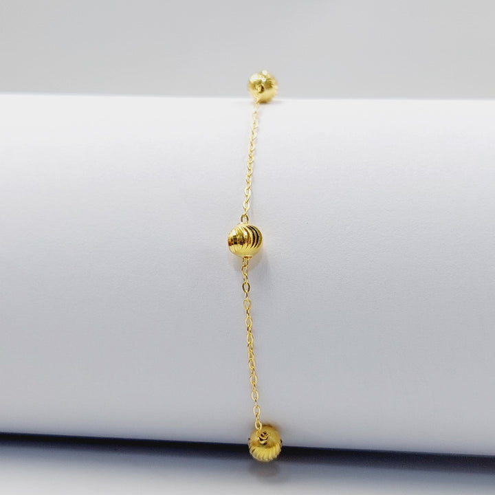 18K Gold Balls Bracelet by Saeed Jewelry - Image 1