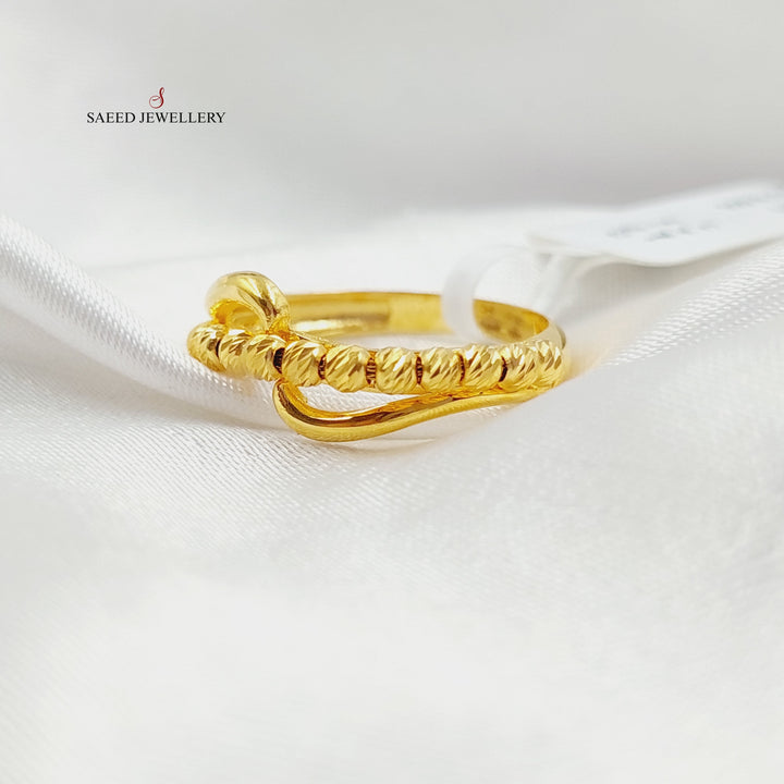 21K Gold Balls Ring by Saeed Jewelry - Image 2