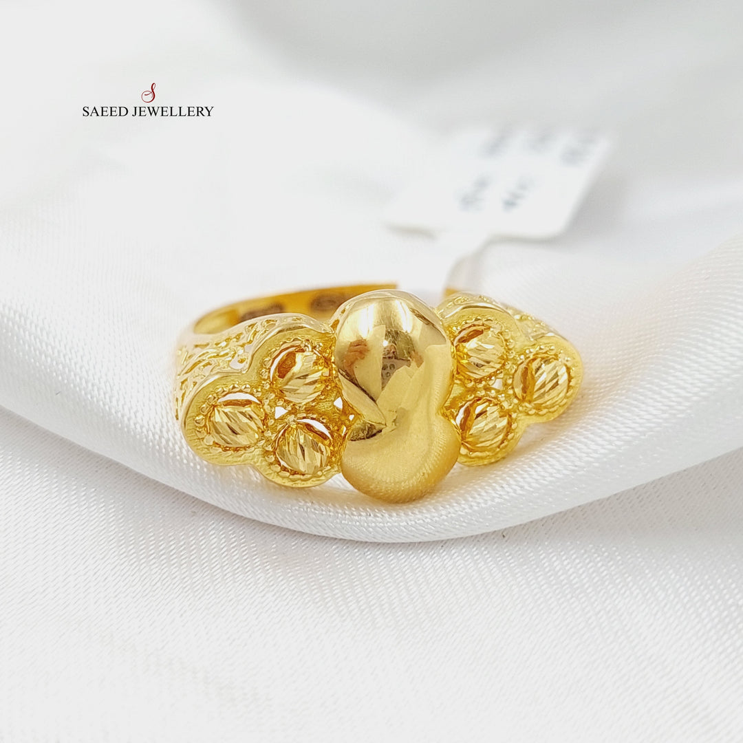 21K Gold Balls Ring by Saeed Jewelry - Image 3