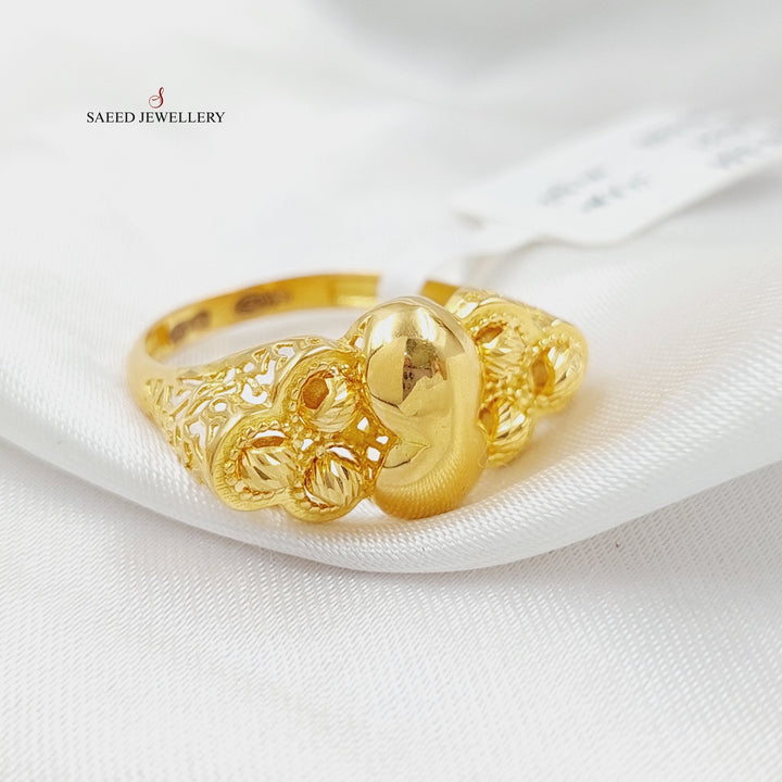 21K Gold Balls Ring by Saeed Jewelry - Image 7