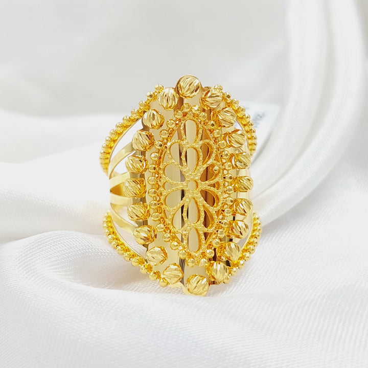 21K Gold Balls Ring by Saeed Jewelry - Image 3