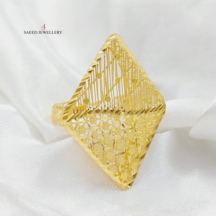 21K Gold Beehive Ring by Saeed Jewelry - Image 9