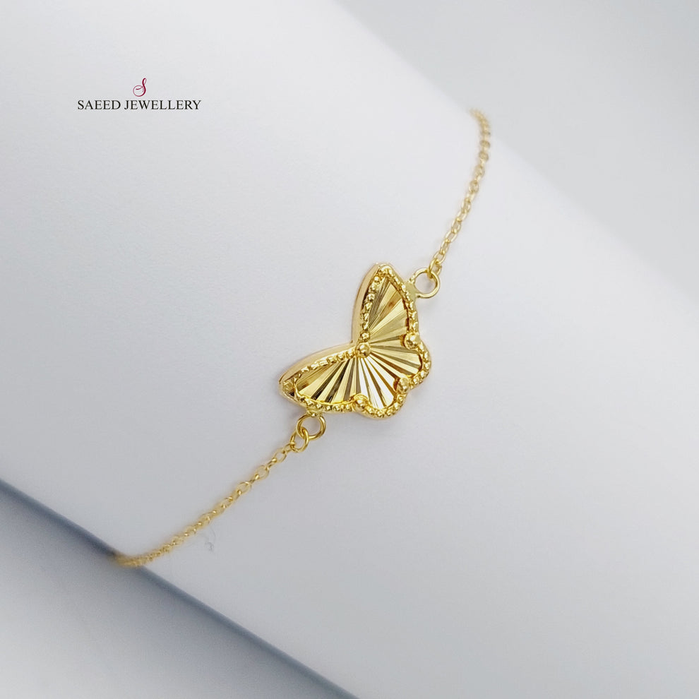 18K Gold Butterfly Bracelet by Saeed Jewelry - Image 1