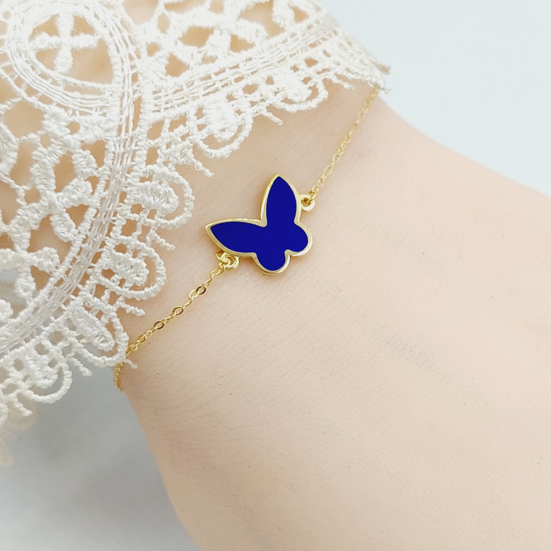 18K Gold Butterfly Bracelet by Saeed Jewelry - Image 5