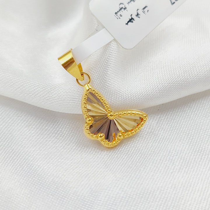 18K Gold Butterfly Pendant by Saeed Jewelry - Image 4