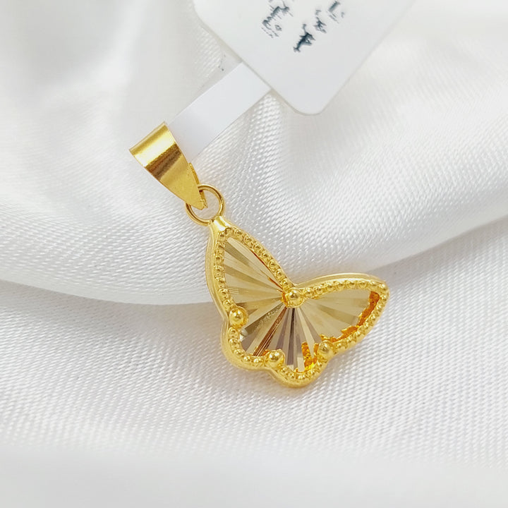 18K Gold Butterfly Pendant by Saeed Jewelry - Image 1